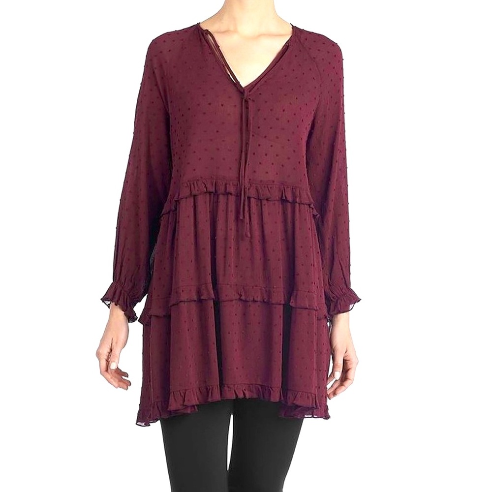 Ruffle-Up Tiered Tunic Dress